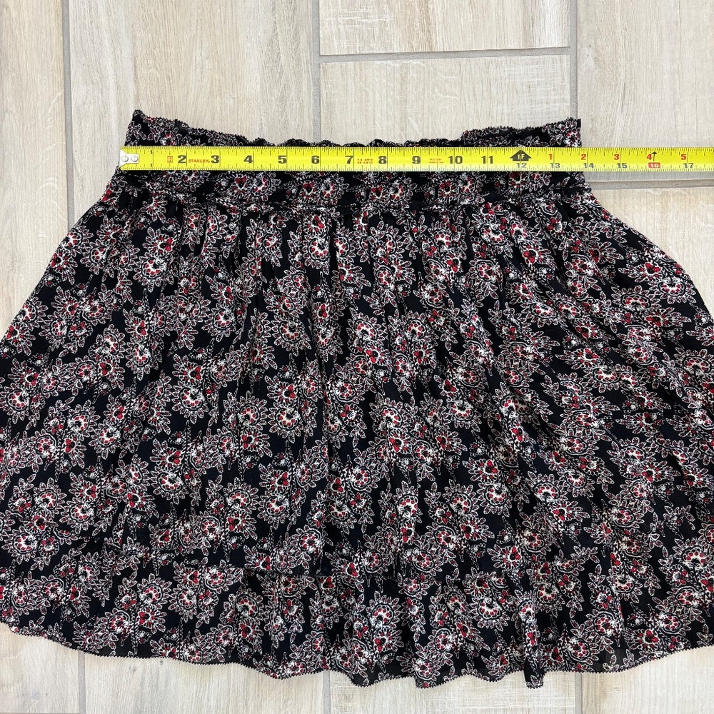 Derek Lam 10 Crosby Silk mini skirt with floral print. size 6 - Picture 4 of 7